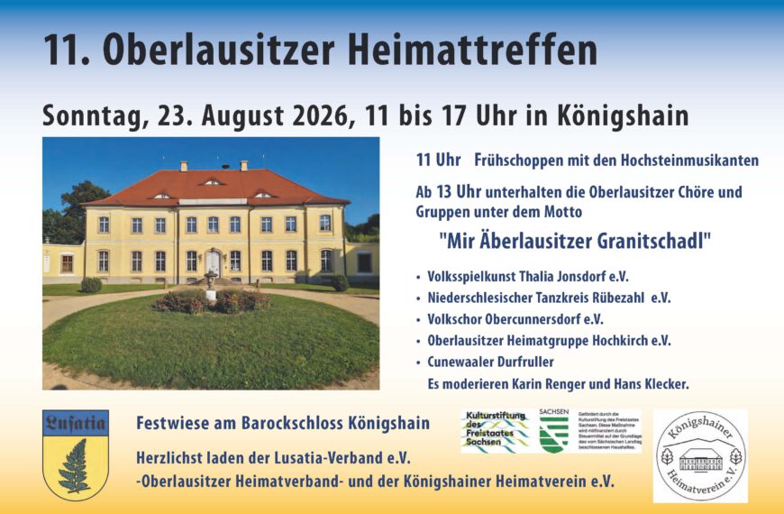 Tag der Oberlausitz 2026 in Königshain